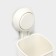Holder for toothbrushes on a vacuum suction cup, 9 × 7.7 × 19 cm, white color