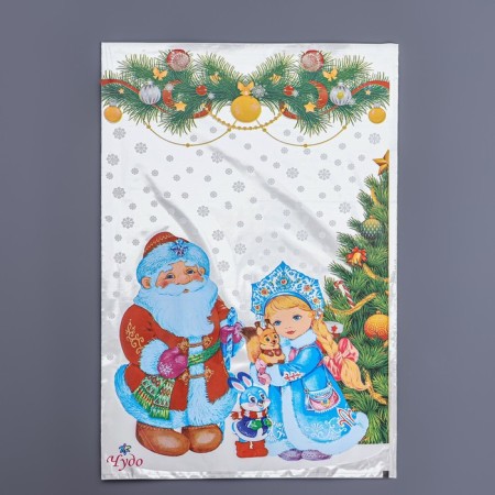 Gift package "Miracle" 25 x 40 cm, color metallized pattern