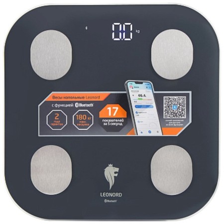 Floor Libra Leonord Le-1216, up to 180 kg, 3haa (included), black-2