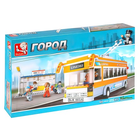 Designer "trolleybus", 465 parts-1