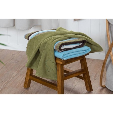 Terry towel Moroshka Naturel Green, 500 grams, size 50x70 cm, green color-1