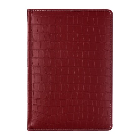 Telephone book A5, 64 sheets of Devente.wild, a solid cover of artificial leather, cream block 70 g/m2, burgundy