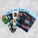 A set of paper stickers “for boys”, 11 x 15.5 cm, 10 sheets