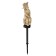 Garden lamp on the solar battery "Girl", 47 cm, 1 LED, glow warm white