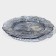 Glass dessert “Arabis”, D = 21.5 cm, Blue color