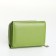 Women's wallet on magnet, green color