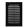 Ventilation grate "Vento" 2030vr, 200x300 mm, with a grid, detachable, black