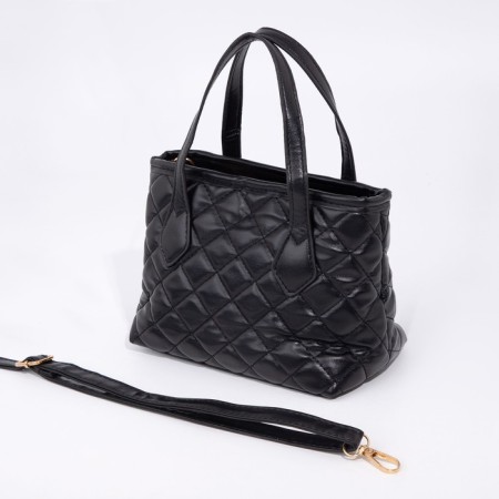 Bag Female Tout with zipper, black color-2