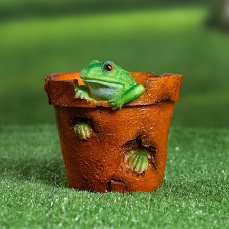 Figure pot "Frog Pot" 14x13x13cm-1