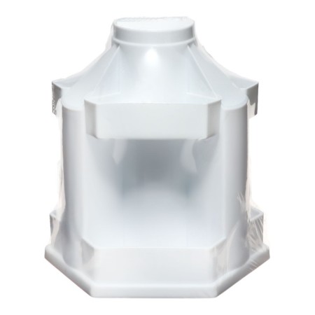 Organizer stand for the office of 10 departments, Istanm "Maxi Desk", plastic, rotating, white-5