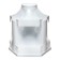 Organizer stand for the office of 10 departments, Istanm "Maxi Desk", plastic, rotating, white