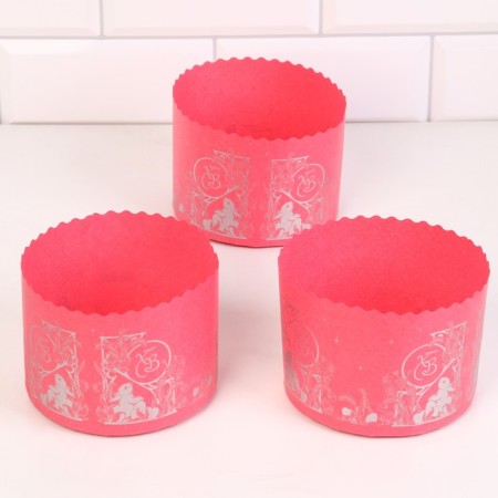 Paper forms for cupcake, muffins and kulich "HB Zaitsha" 124x90 mm (packing 1200 pcs)-2
