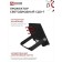 Flight LED in Home SDU-7, 100 W, 230 V, 6500 K, IP 65, Black