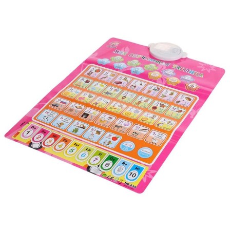 Training poster "ABC", 7 functions, 2 languages, works from batteries-1