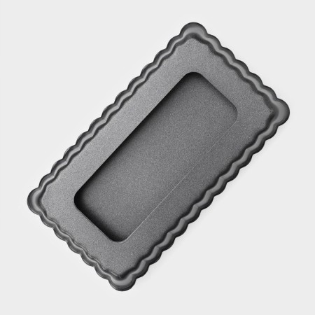 Baking uniform "Called rectangle", 12 × 6.5 cm, removable bottom, anti -stick coating, black color-6