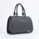 Women's bag El Masta with a zipper, external pocket, long belt, graphite color