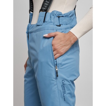 Semi -combinezone ski insulated female winter, size 48, blue color-9