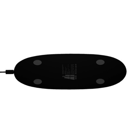 Wireless charger More Choice CW12, 2B1.10V, Type-C cable, backlight, black-3