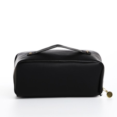 Cosmetic bag with lightning, black color-1