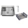 Kitchen sink "RMS" MR-5050, mortise, thickness 3.0 and 1 mm, basket, dispenser, satin