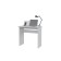 Asti 1 table, white color