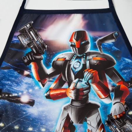 Apron with overshielders Children's Ethel "Robot", 49 x 39 cm-9