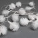 Garland “thread” 3 m with nozzles “Hedgehogs”, IP20, transparent thread, 20 LED, glow of multi (RG/RB), blinking, USB