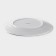 Porcelain dinner lunch share "Rose", D = 25.5 cm, white color