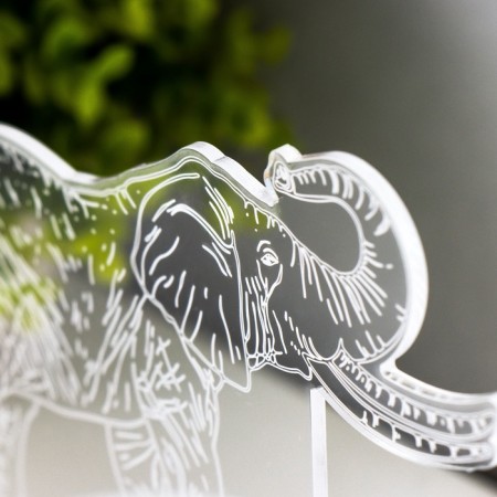 Light "Elephant" LED white 16x9.5x13 cm Risalux-7