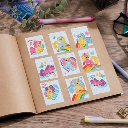 Paper stickers "Favorite Pony", with coloring on the back, 11 × 15.5 cm-2