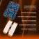 The bandage is self -heated for the knee joint, 14 × 18 × 0.5 cm, the color is blue