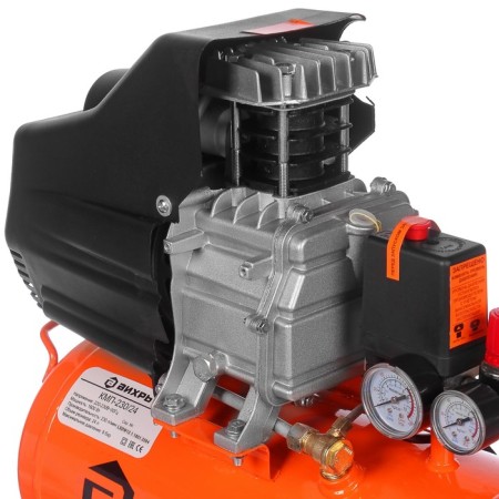 Compressor "Vortic" KMP-230/24, coaxial, 220 V, 1.6 kW, 8 bar, 230 l/min, 24 liters-4
