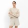 Female set (jumper, shorts) minku: casual collection beige color, river 46