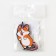 Key keychain wooden "Corgi Unicorn" 4.7 x 6 cm