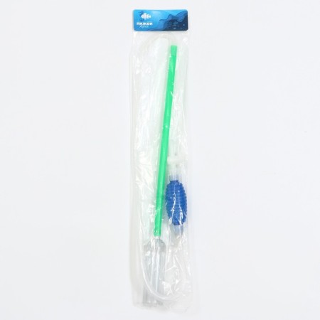 Aquarium "Pigger" siphon, improved with pears, nets and a water flow regulator, 2.1 m-4