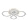 LED ceiling LED with Ambrella Light, Original, Fa520, 4XLED, 66 W, 4970LUM, 3000-6400K, white color, white