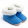 Baby slippers, blue color, size 32