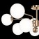 Suspended lamp Maytoni Mod221PL-10G, 10HE14, 40W, 90.7x90.7 cm, brass color