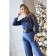 Combineson female, size 46, blue color