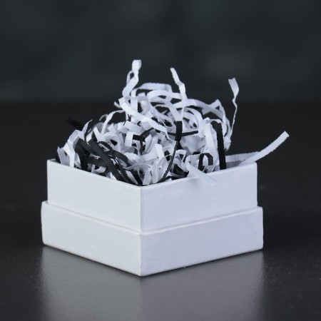 Filler Paper "Yin Yan", mix, white-black, 50 g