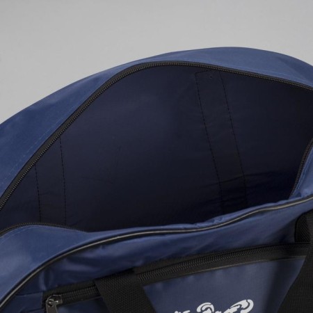 Sports bag with lightning, external pocket, long belt, blue color-4