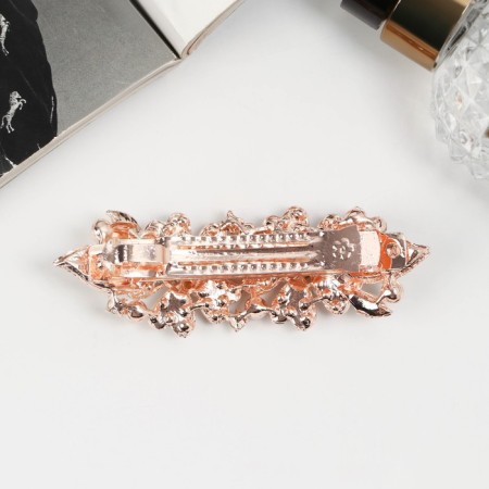 Hair hairpin "Milada" flowers petals, 9 cm-1