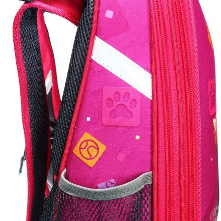 School backpack 38 x 30 x 16 cm, ergonomic back, stavia "york", pink-10