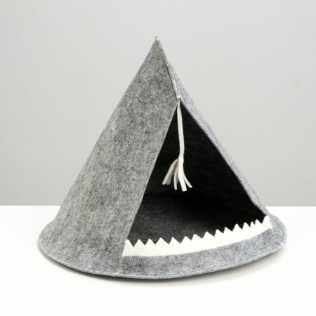 Animal house from felt "cone with a toy", 45 x 45 cm