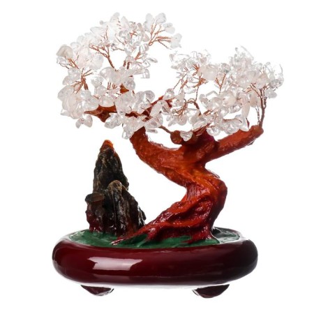 Bonsai souvenir "Cash tree with rock crystal" 204 pcs 23x25x13 cm-4