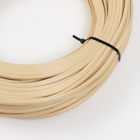 Artificial Roatan smooth 7 mm 100 m half a pipe (straw)-1