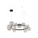 Jonah chandelier, size 85x200 cm, 15x5W, G9