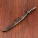 Suv. Product Katana 2V1 on a stand, scabbard wood, choco 18/23.5cm