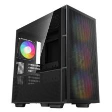 Корпус Deepcool CH560 черный без БП ATX 7x120mm 6x140mm 1xUSB3.0 audio bott PSU