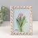 Photo frame plastic 13x18 cm "Golden Binding on White" 1.1x15.8x20.8 cm